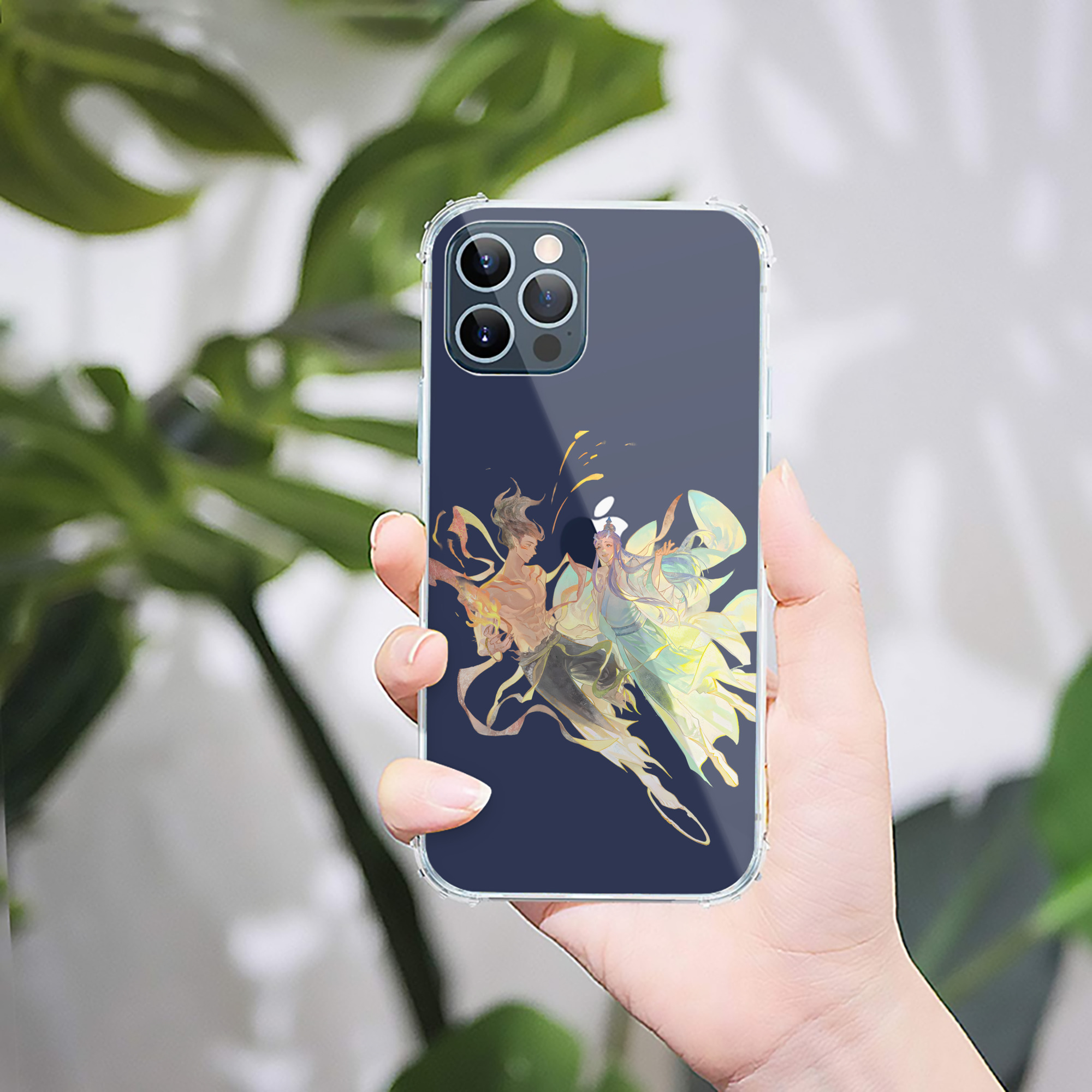 （画像用） Ne Zha 2 ナタ 魔童の大暴れ 【iPhone 12シリーズ対応】透明スマホケース（クリアソフトケース）